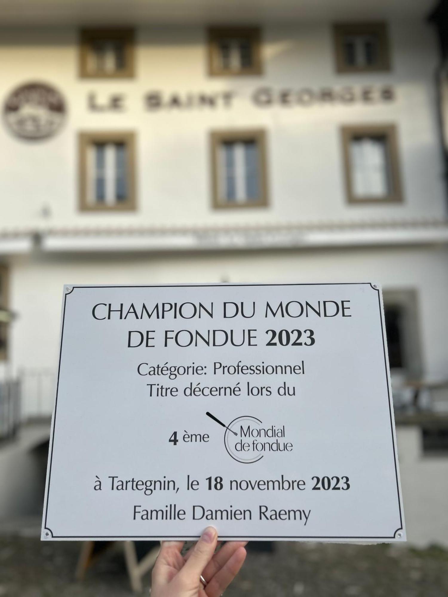格吕耶尔 Le Saint Georges酒店 外观 照片